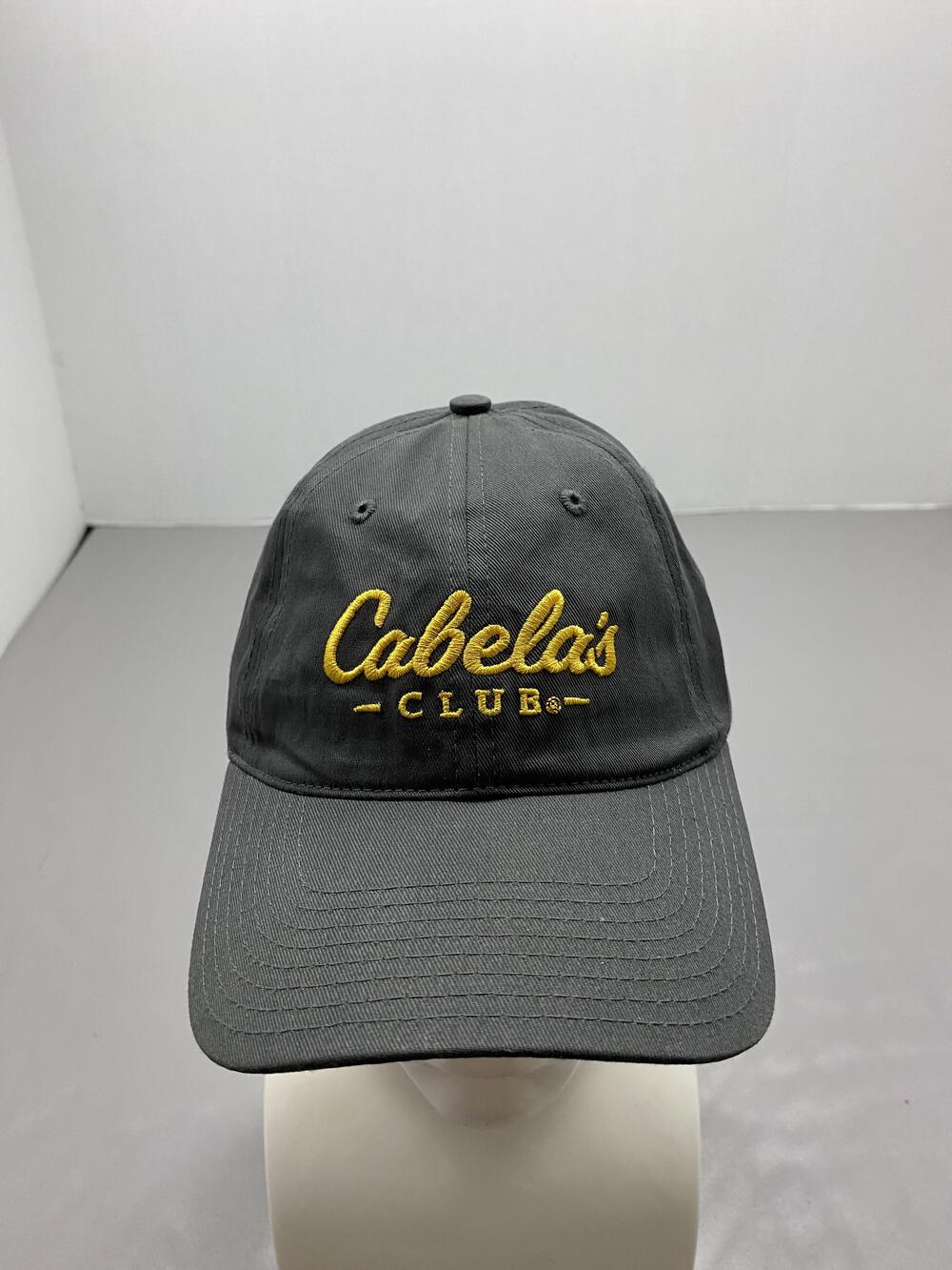 Hat Cap Strap Back One Size Gray Cabela's Club Baseball Cap Mens Adjustable